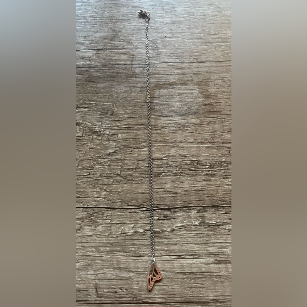 Butterfly wing necklace